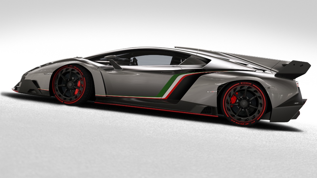 Photo:  Lamborghini veneno side